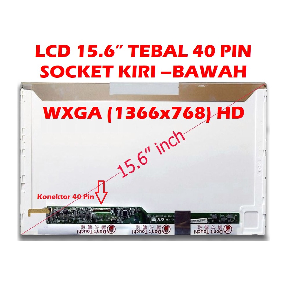 Écran LED 15.6 Pouces Pour Lenovo ThinkPad T510 - Neuf, Compatible, Garantie 1 An