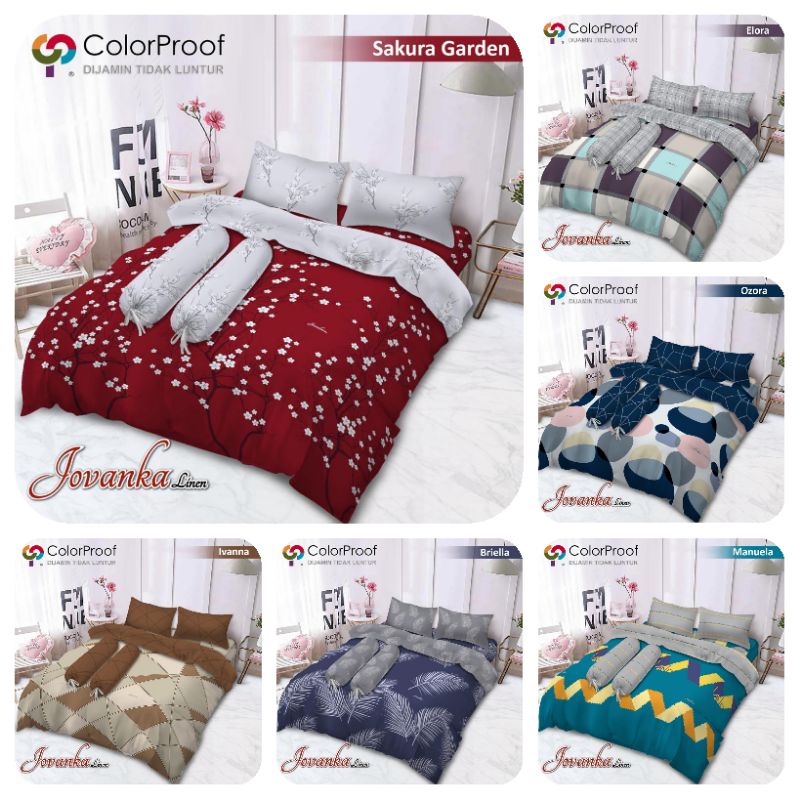 Jual Bedcover Set Motif Minimalis / Jovanca Bedcover Harga Murah Ukuran ...