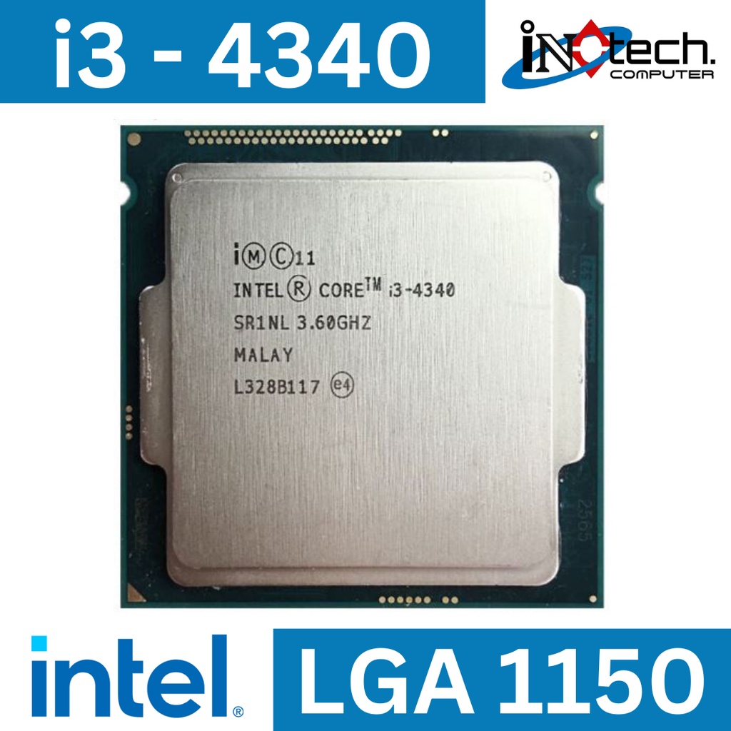 Jual Processor Intel Core i3 4340 Tray Socket LGA 1150 Haswell | Shopee ...