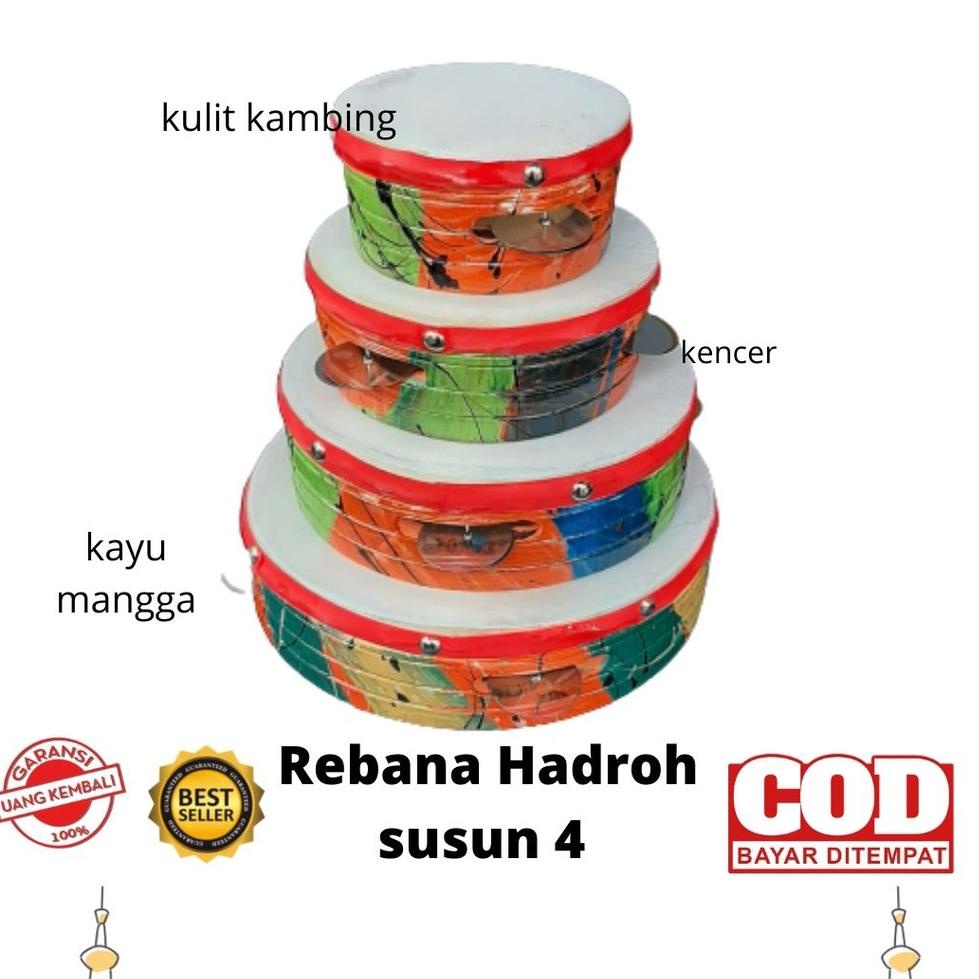 Jual ヒ Rebana Hadroh Anak Mainan Ukuran 21cm Kotek Kopang Kincring