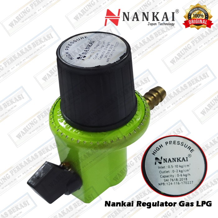 Jual Regulator Nankai Regulator Tabung Gas Lpg Tekanan Tinggi Tanpa