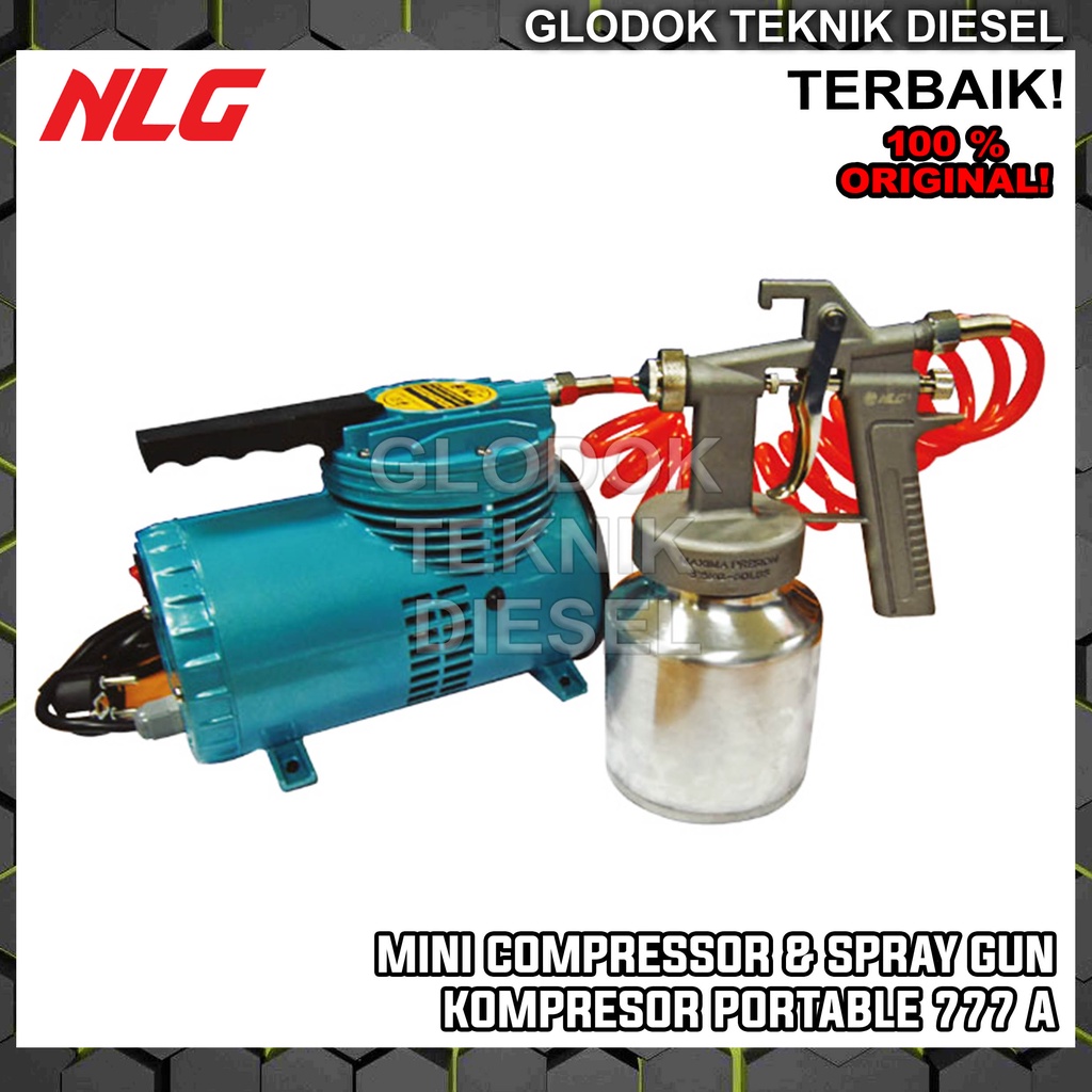 Jual Nlg Mini Compressor Spray Gun Kompresor Portable A Terbaik