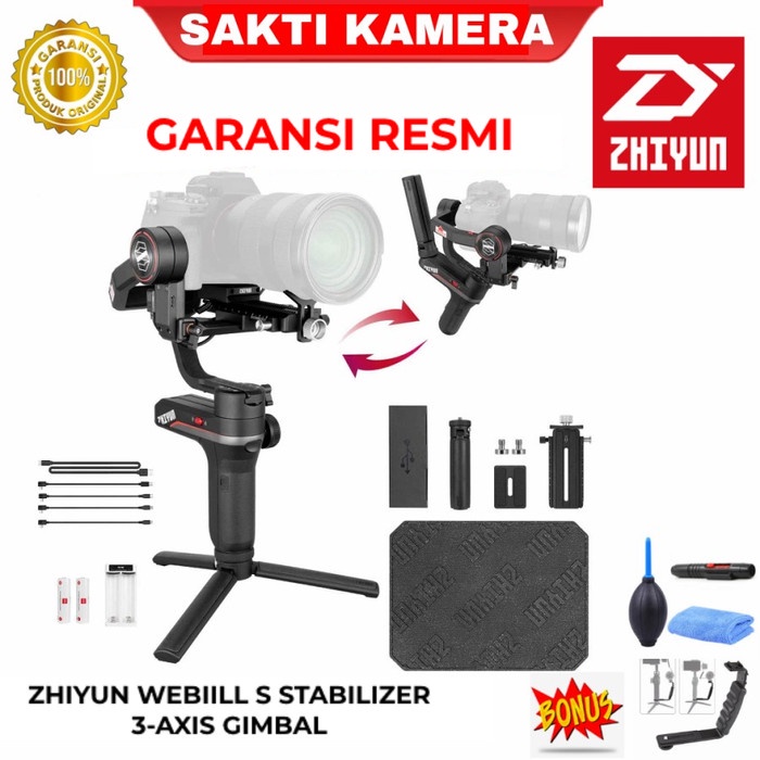 Jual Sta Zhiyun Tech Weebill S / Webill S 3-Axis Handheld Gimbal ...