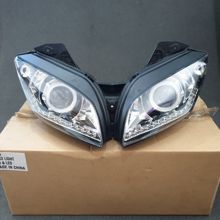 Jual HEADLAMP / HEAD LAMP REFLEKTOR + LAMPU HID R15 V1 / V2 - MERK RTL ...