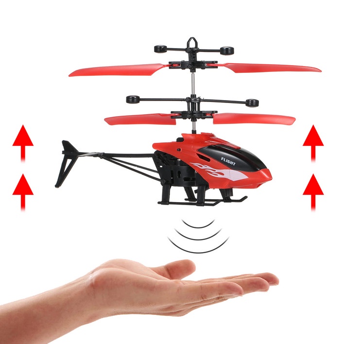 Jual Mainan Anak Helikopter Sensor Tangan Remote Control Drone Murah Shopee Indonesia