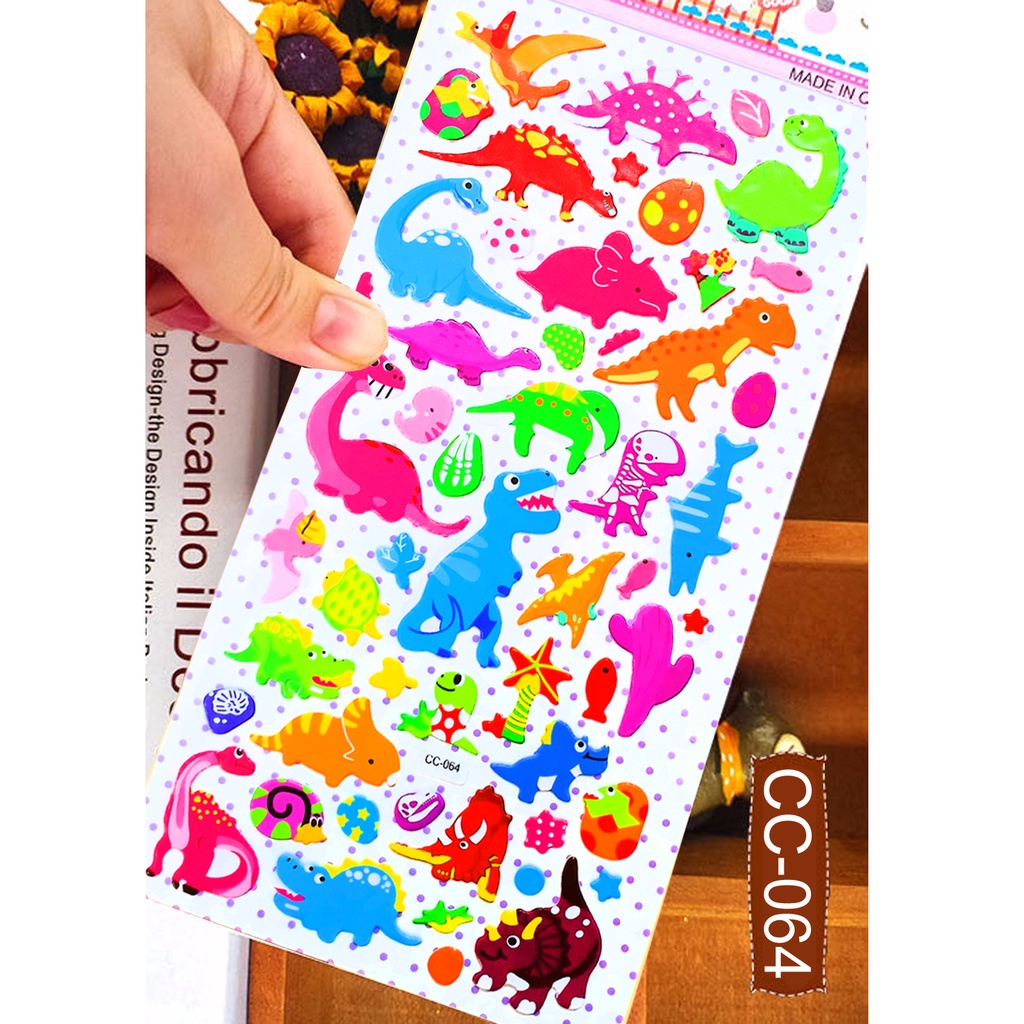 Jual ED79 STICKER 3D STIKER ANAK TIMBUL PREMIUM, PUFFY STICKER MURAH