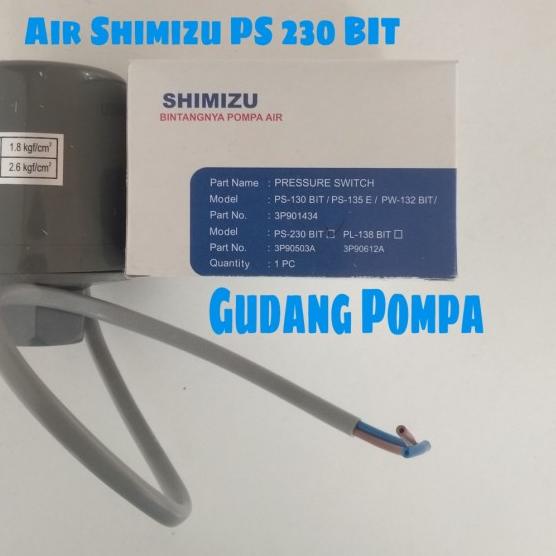 Jual Otomatis Pompa Air Shimizu/ Pressure Switch PS 230 BIT Original ...