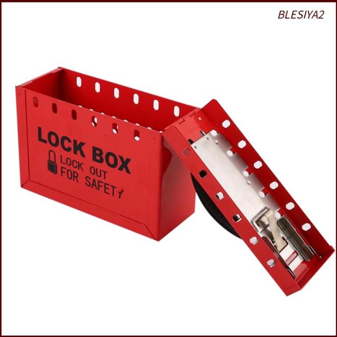 Jual (Blesiya2) Loto Box Penyimpanan Kunci Tagout Lockout 12 Gembok ...