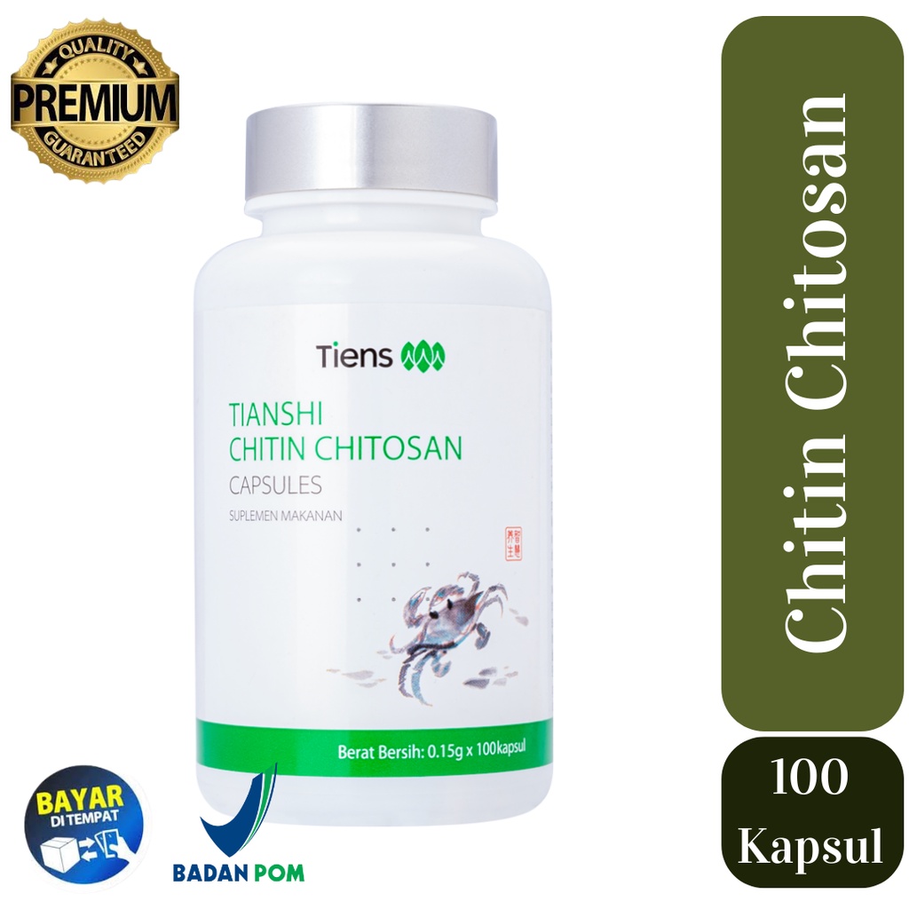 Jual Chitin Chitosan Tiens Capsules - Tiens / Tianshi Chitin Chitosan ...