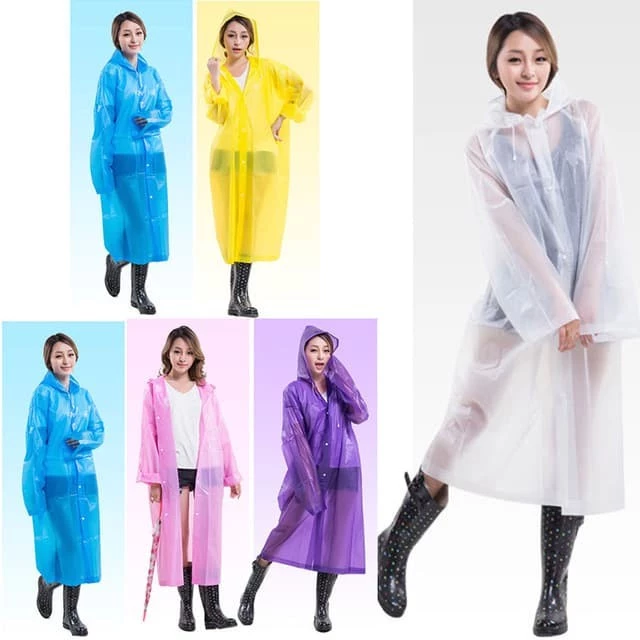Jas Hujan EVA Tebal Poncho Unisex All Size | AutoStock
