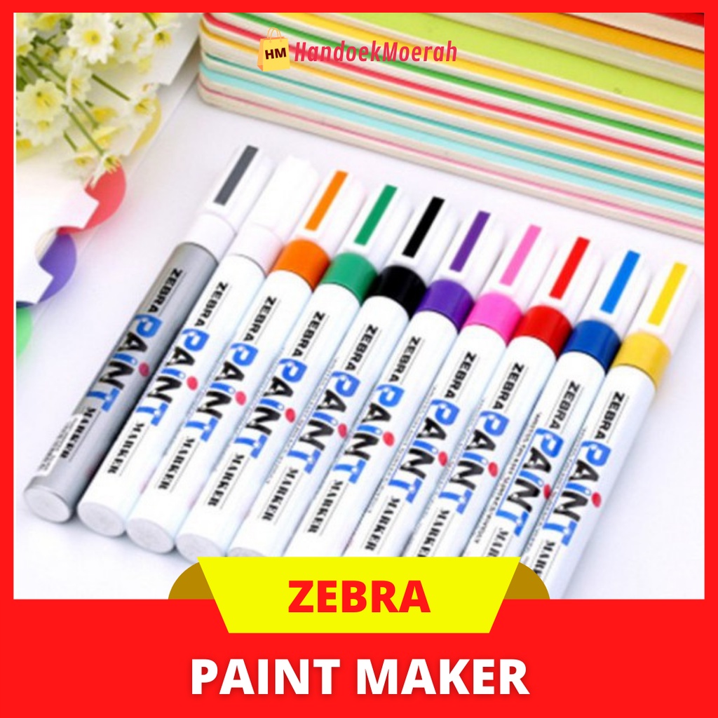 Jual Spidol Zebra Paint Marker Shopee Indonesia