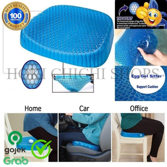 Jual Egg Sitter Bantal Alas Duduk Silikon Gel Empuk Mobil Kursi Sofa Rumah ORIGINAL CC Shopee Indonesia