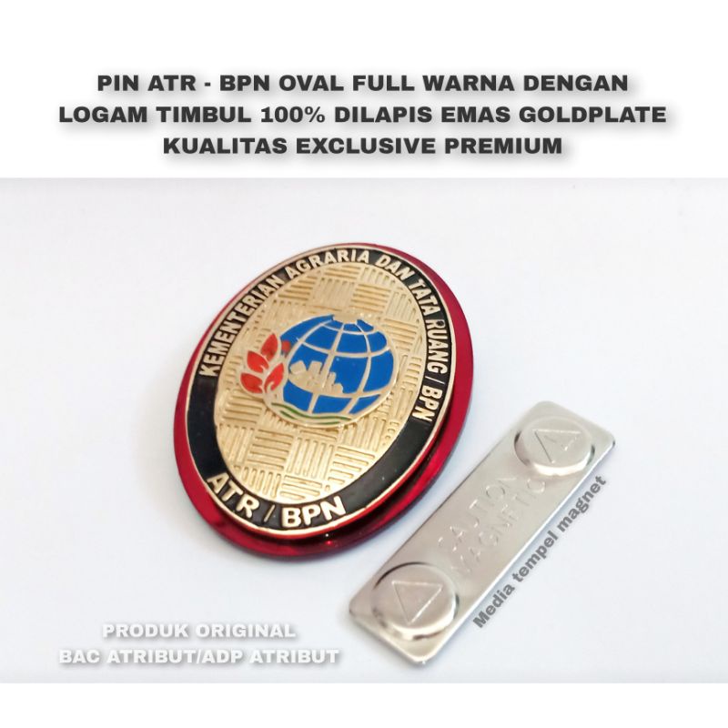 Jual Pin ATR / BPN Kementerian Full Warna | Shopee Indonesia