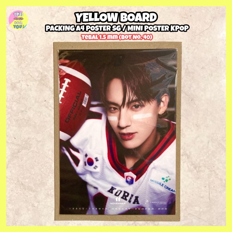 Jual [READY] Karton Yellow Board Grey Board YB GB Tebal 1.5 mm Bot No. 40 untuk Packing A4