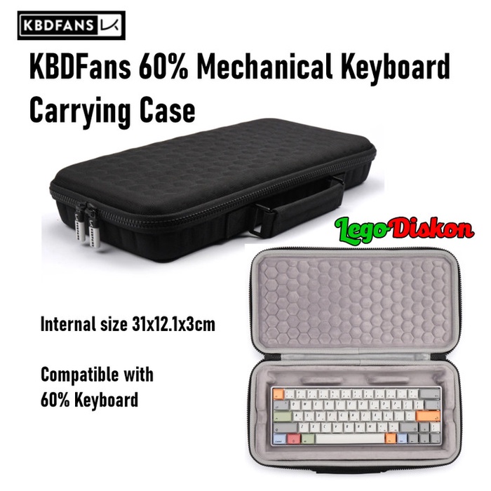Jual KBDFANS 60 MECHANICAL KEYBOARD CARRYING CASE TAS KEYBOARD EVA