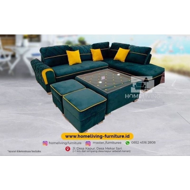 Jual Emerald sofa set Shopee Indonesia