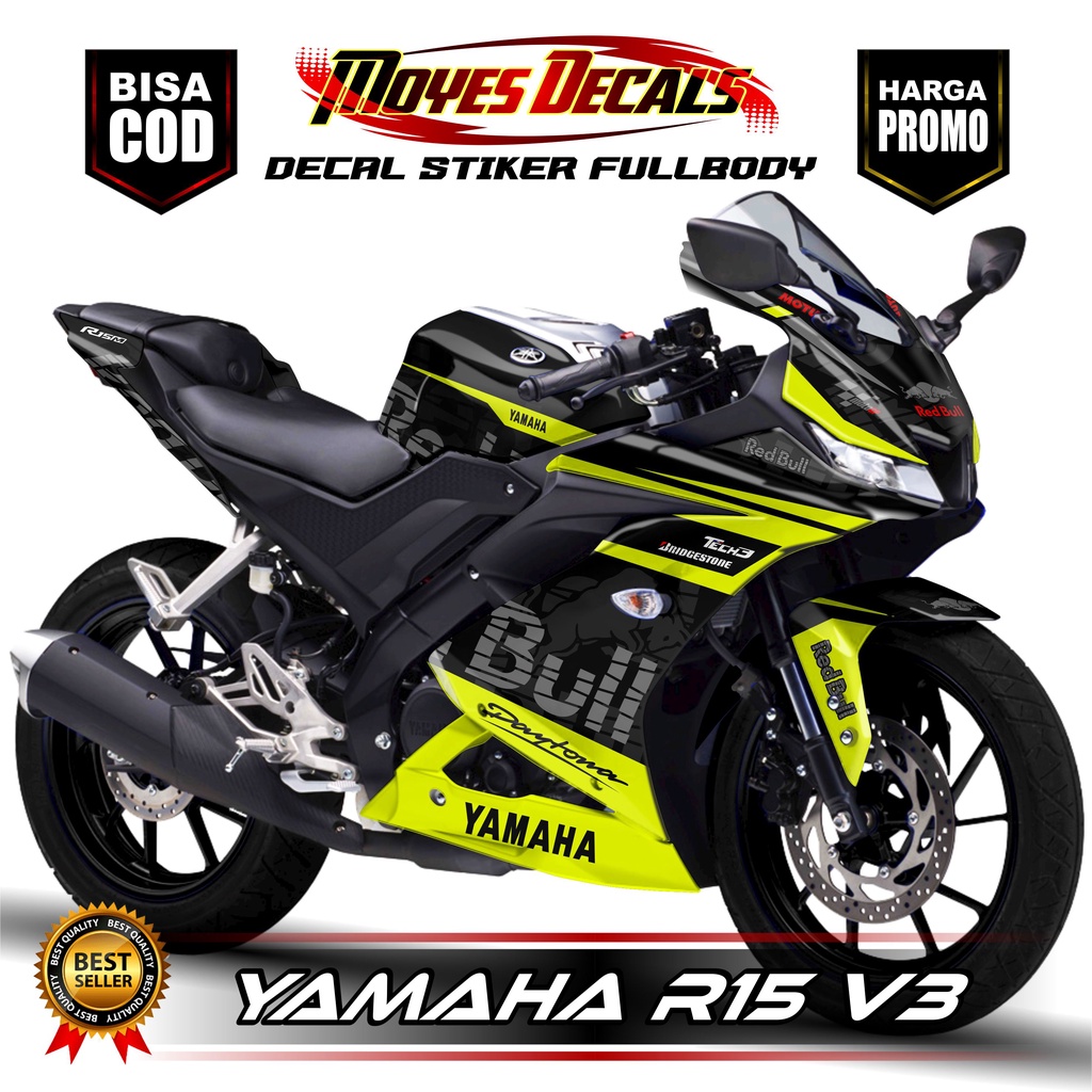 Jual Stiker R15 V3 Decal R15 V3 Sticker Striping Lis Yamaha R15 V3 ...