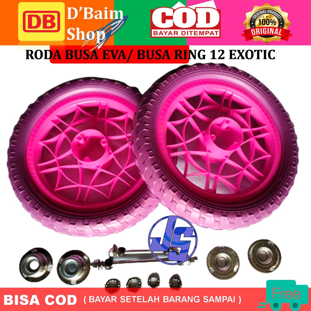 Jual Ban Buta Ban busa Ban mati Exotic velg 12 inch komp besi sepeda ...