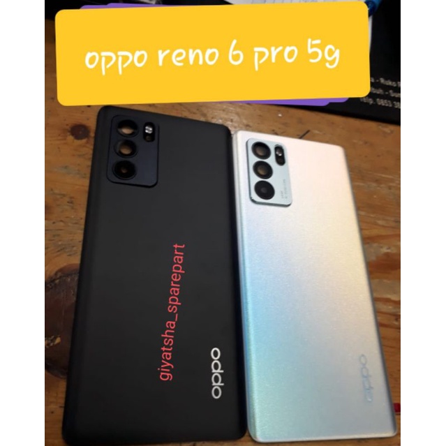 Jual Backdor plus ring kaca kamera Oppo Reno 6 pro 5G readyyy | Shopee ...