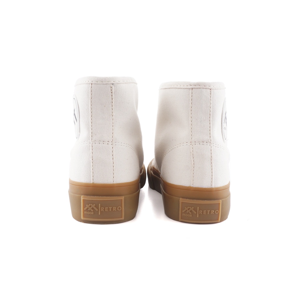 Jual Moos Footwear Hi Retro Off White/Gum | Shopee Indonesia