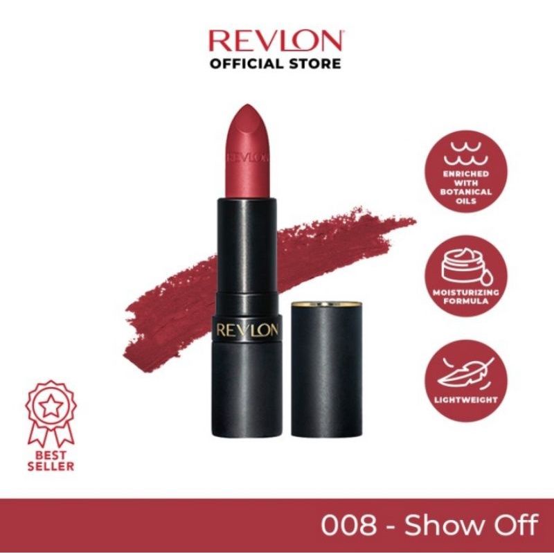 Revlon Super Lustrous Matt-Lippenstift – Samtiger Matt-Effekt Mit Feuchtigkeitsspendender Formel