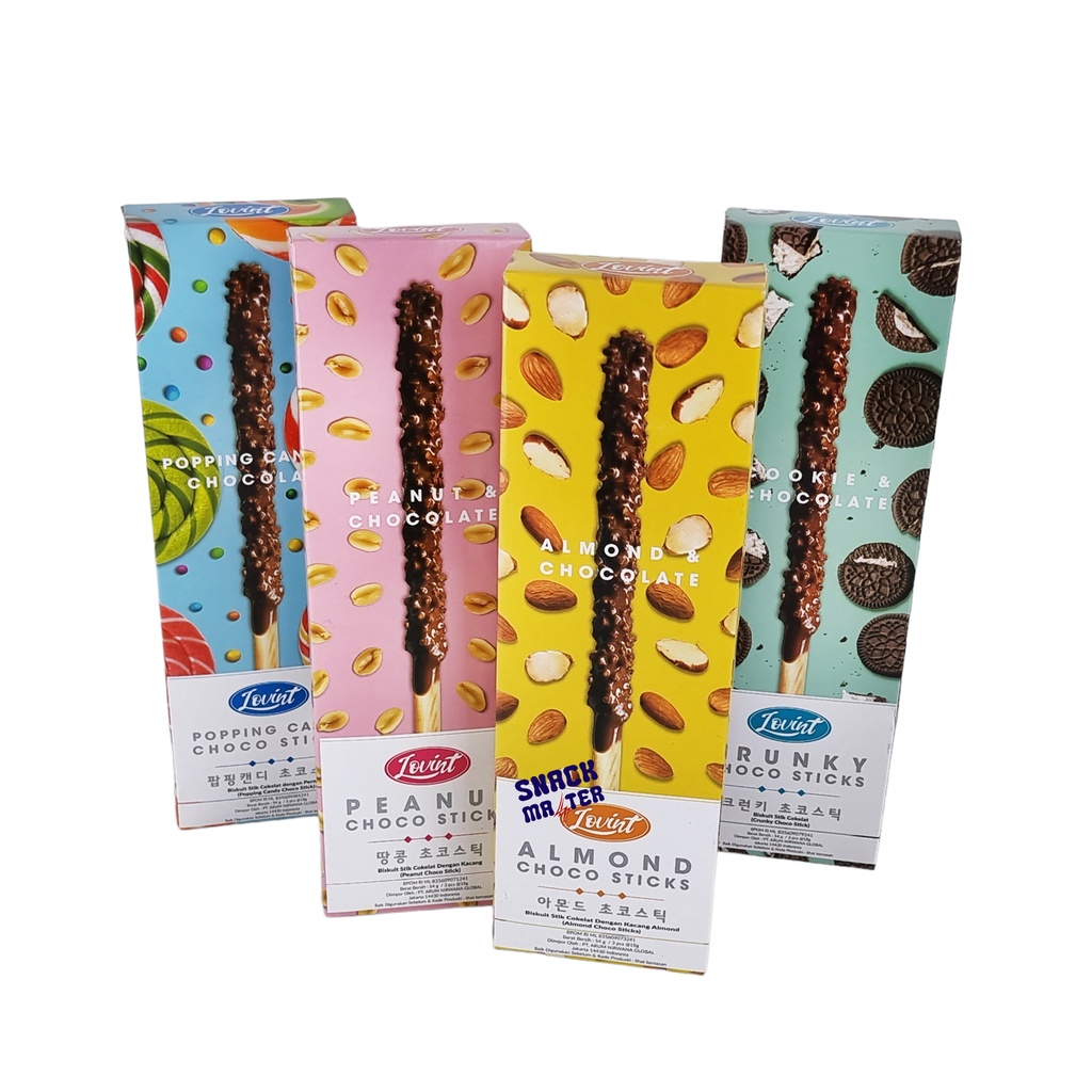 Jual Lovint Choco Stick Biskuit Stick Korea Netto Gr Shopee Indonesia