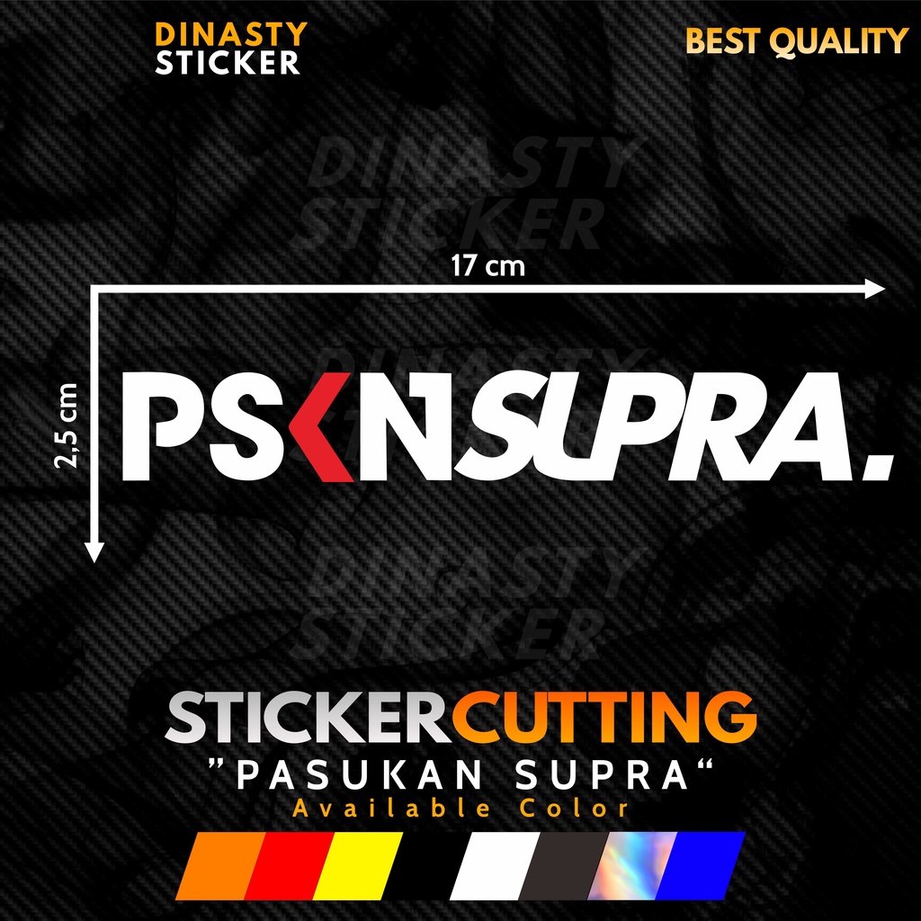 Jual Sticker Stiker Cutting Viral Pasukan Supra Pskn Supra Psknsupra