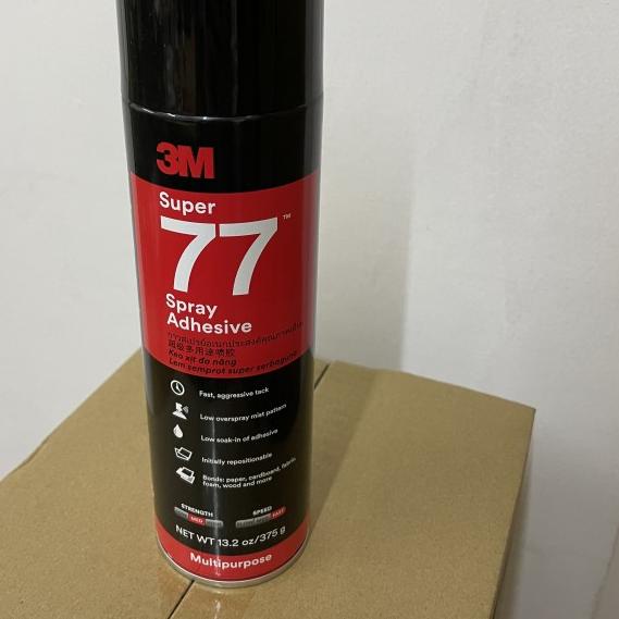 Jual 3M Super 77 Lem Semprot Serbaguna Spray Adhesive | Shopee Indonesia