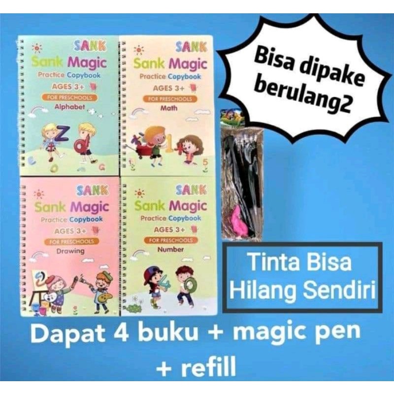 Jual Buku Edukasi Belajar Anak Sank Mgic Book Bisa Dipakai Berulang ...