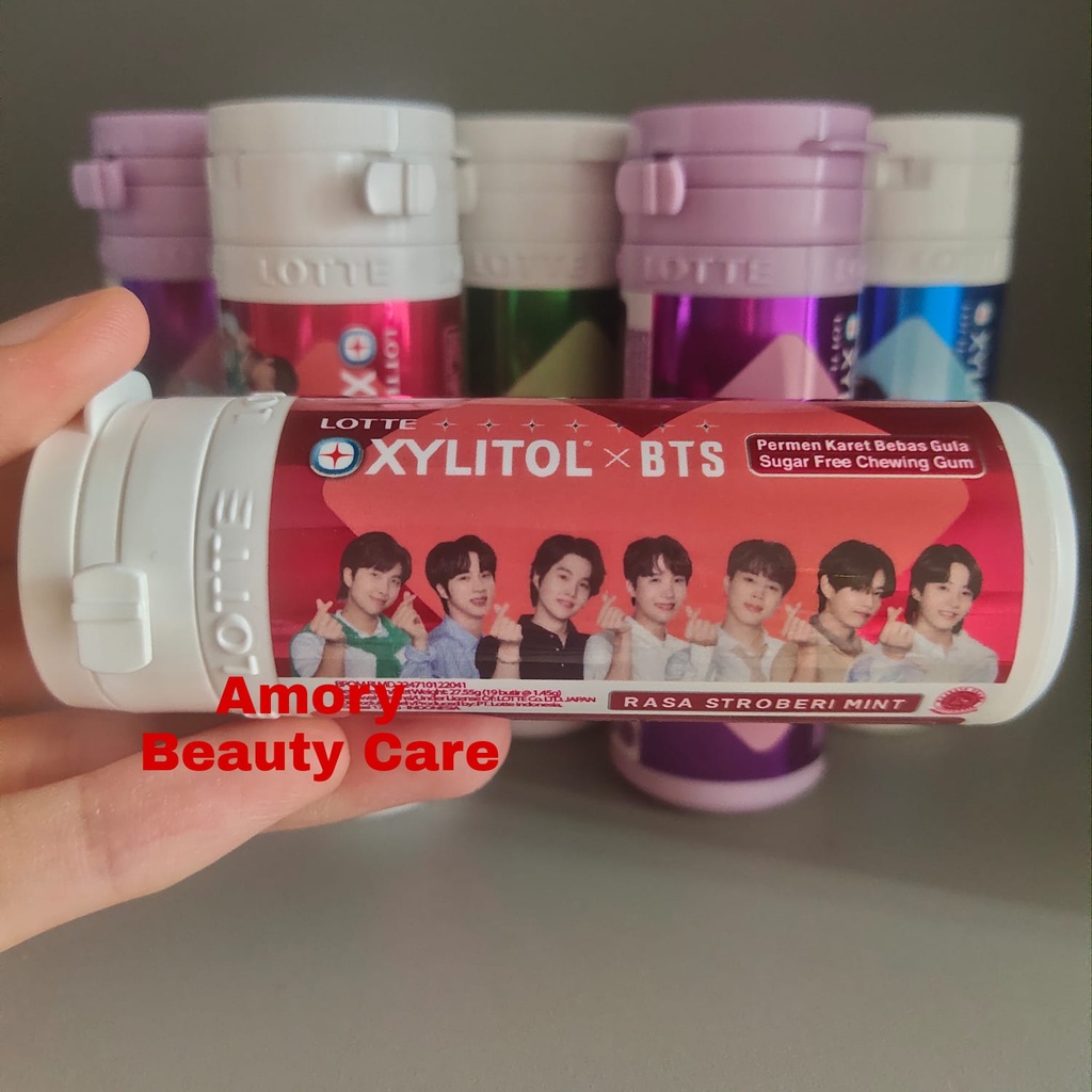 Jual Lotte Xylitol x BTS / Permen Karet BTS / Xylitol BTS korea