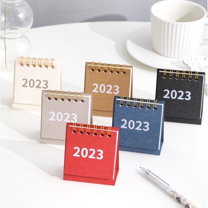 Jual Mini Table Calendar 2023 Planning Time Kalender Mini 2023 Shopee