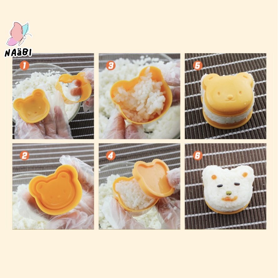 Jual Rice Mold Hello Kitty Set 3pc / Cetakan Nasi Bento set 3pc ( Hello ...