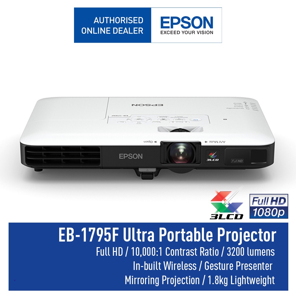 Jual EB-1795F Wireless Full HD 3LCD Projector EPSON AUTHORIZED