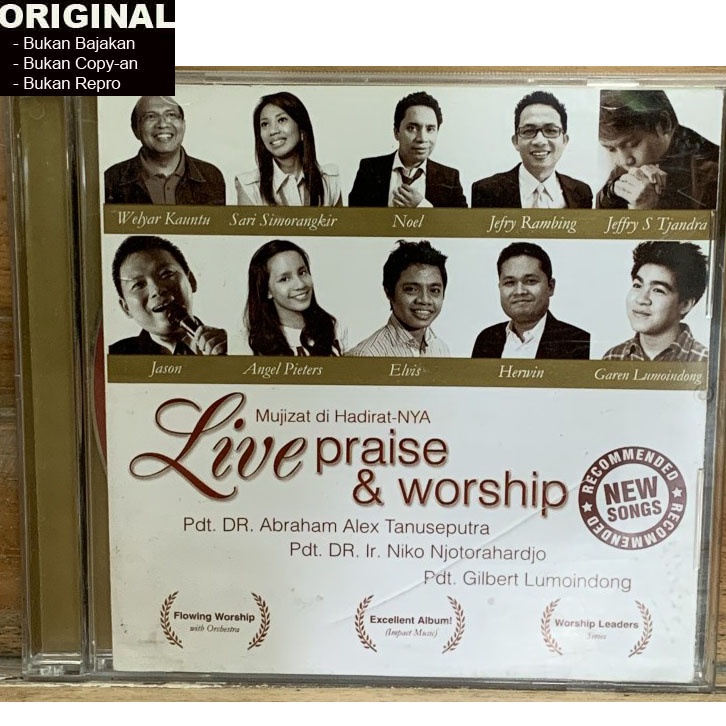 Jual MUJIZAT DI HADIRAT-NYA - Live Praise & Worship - Worship Leaders ...