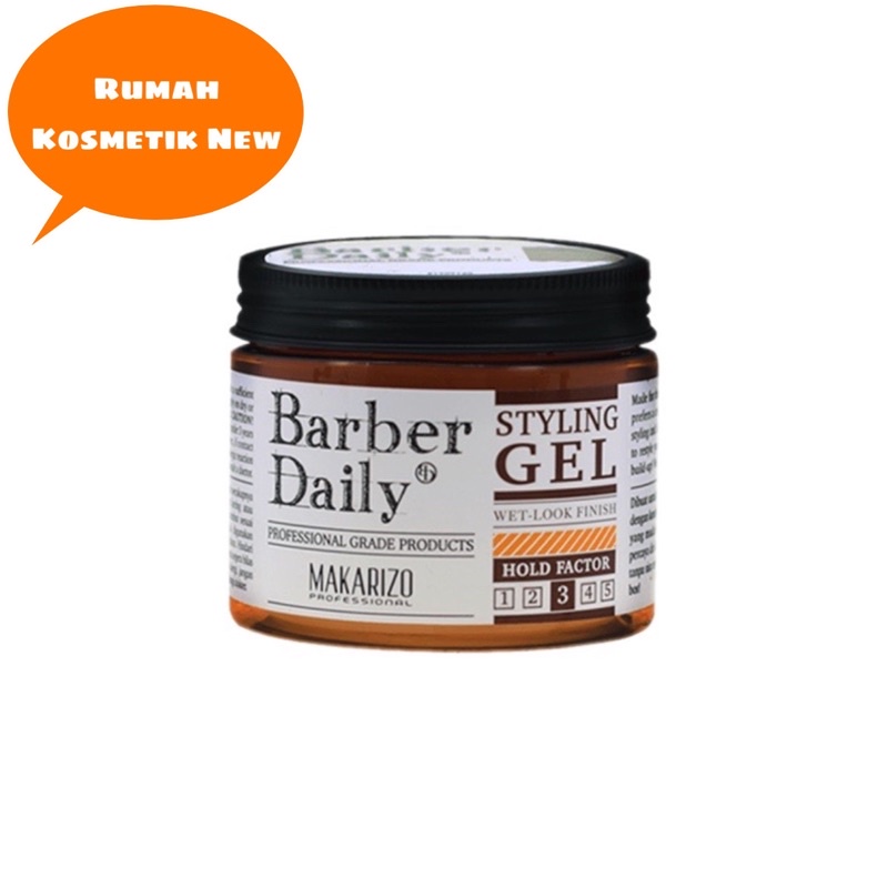 Jual Makarizo Professional Barber Daily Styling Gel Wet Look 120 ML