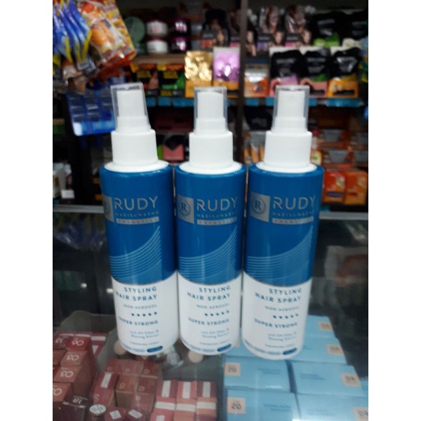 Jual Rudi Hadisuwarno Hair Spray Non Aerosol Strong Super Strong Sprei ...