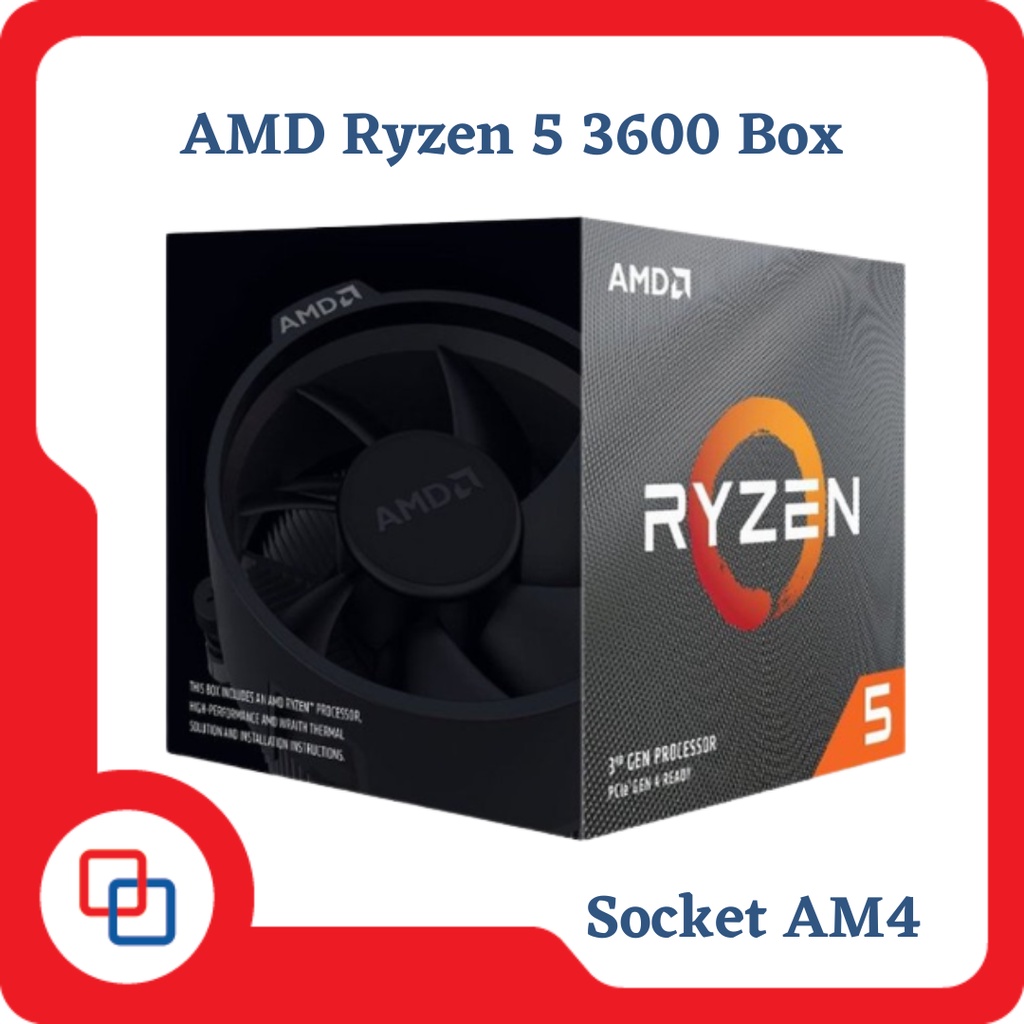 Jual Processor AMD Ryzen 5 3600 Box Socket AM4 - 3.6Ghz Up 4.2Ghz ...