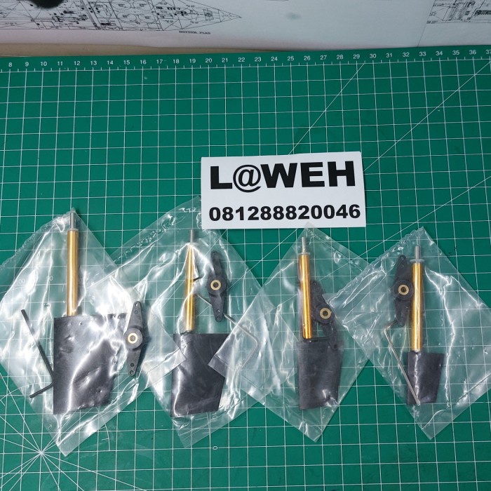 Jual Rc Toys Rc Boat Rudder Tugboat Rudder Kemudi Kapal Remot 44Mm ...