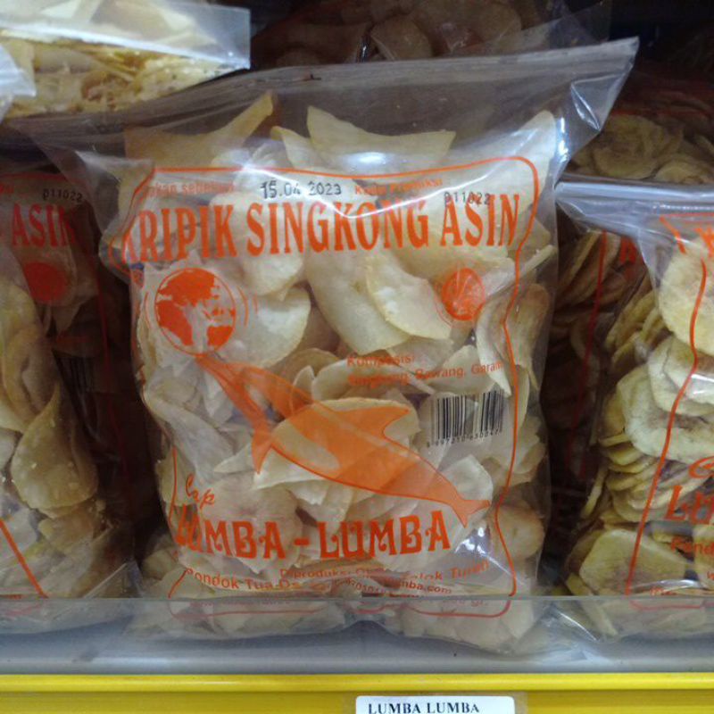 Jual Live Lumba Lumba Kripik Singkong Asin 200g Kecil Shopee Indonesia