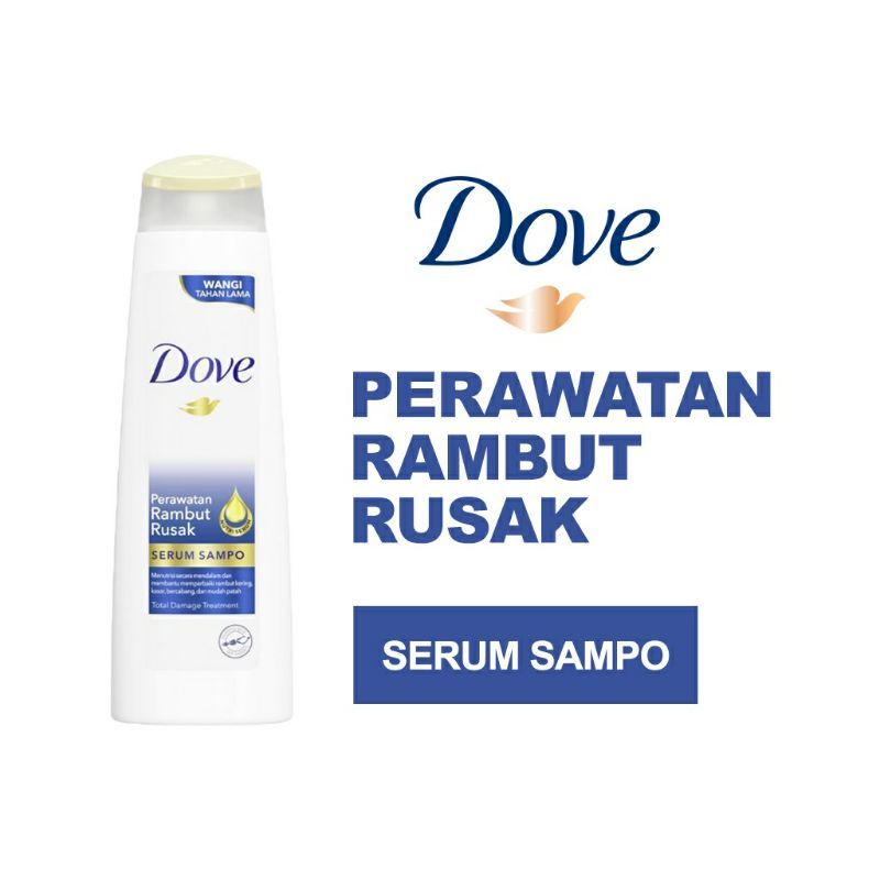 Jual Dove Shampo Perawatan Rambut Rusak 135ml Shopee Indonesia 7144