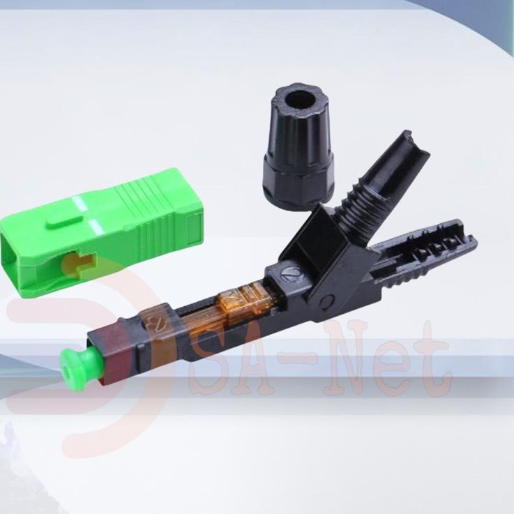 Jual Lebih Ekonomis 10Pcs FTTH FAST CONNECTOR SC APC FIBER OPTIC ...