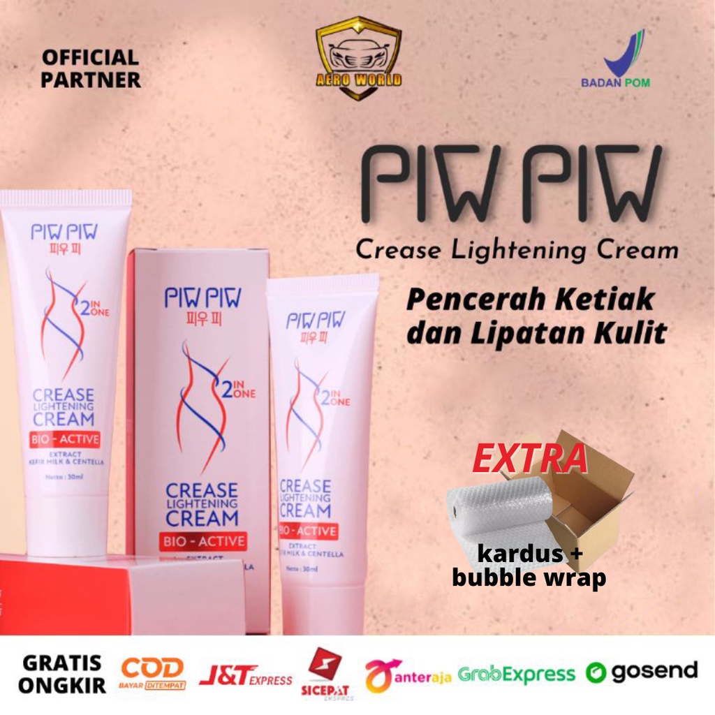 Jual PIW PIW Original Cream Pemutih Ketiak dan Selangkangan | Shopee ...