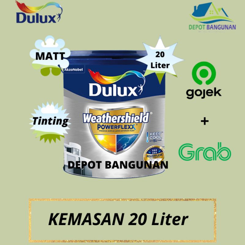 Jual Cat Tembok Tinting Dulux Weathershield Powerflexx Exterior 20