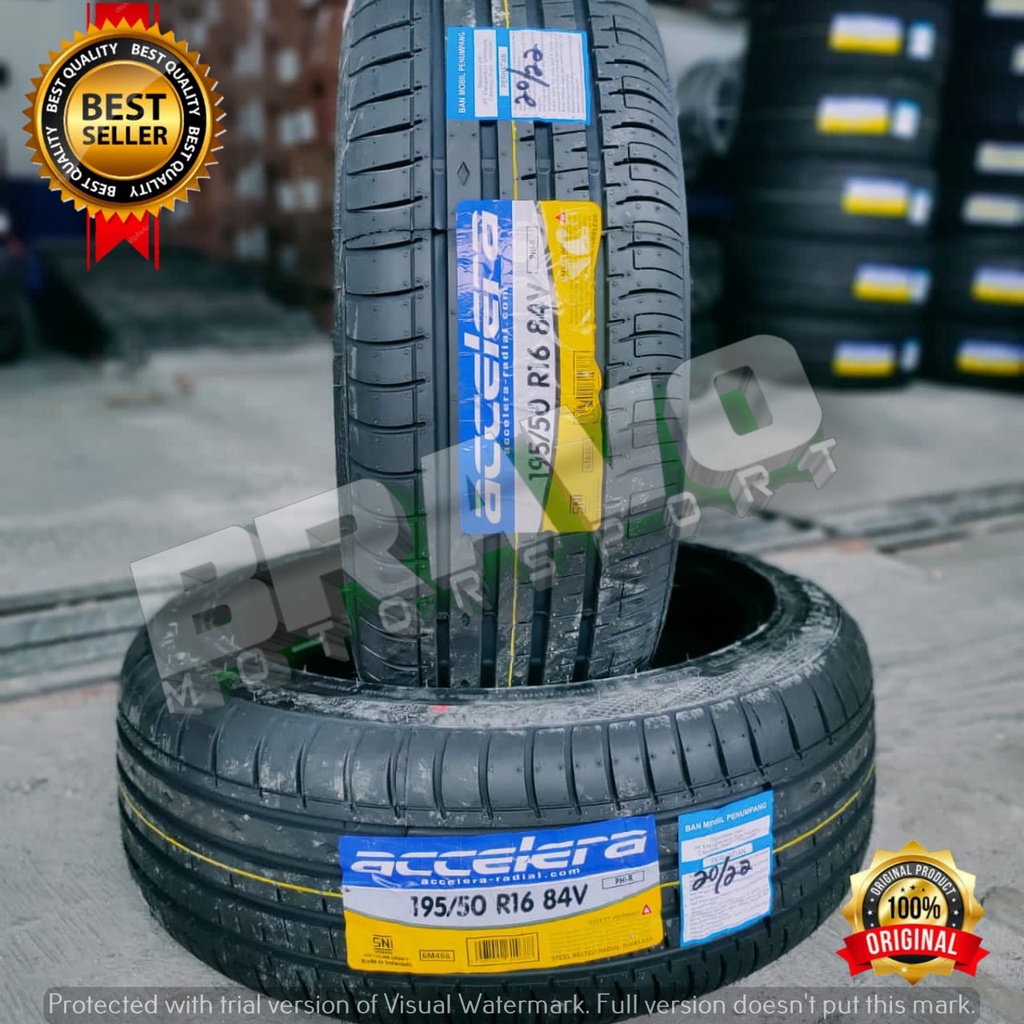 Jual BAN MOBIL STANDAR YARIS TRD R16 195 50 R16 MERK ACCELERA PHI-R BAN ...