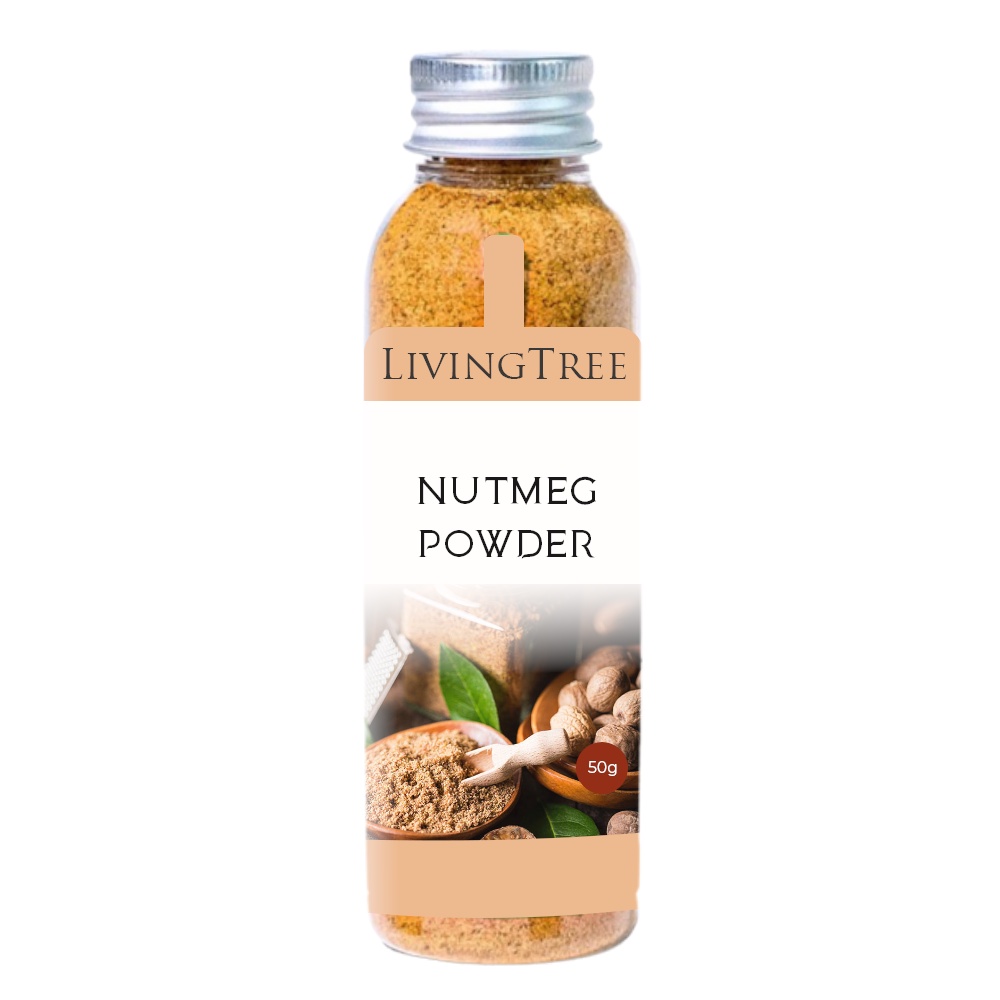 Jual Pala Bubuk 50gr Nutmeg Powder Original Biji Pala LivingTree ...