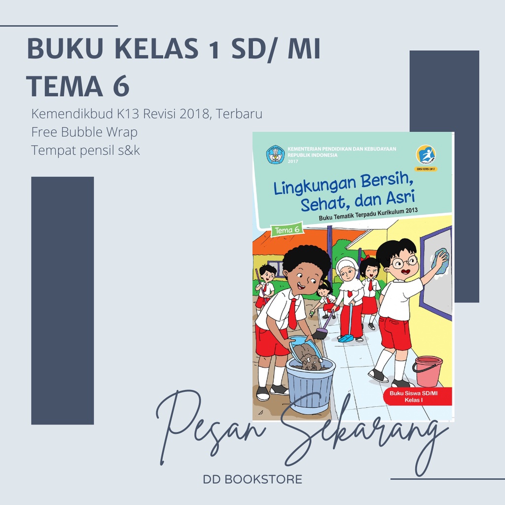Jual Buku Tematik kelas 1 SD/MI Tema 1 2 3 4 5 6 7 8 & Pendidikan Agama ...