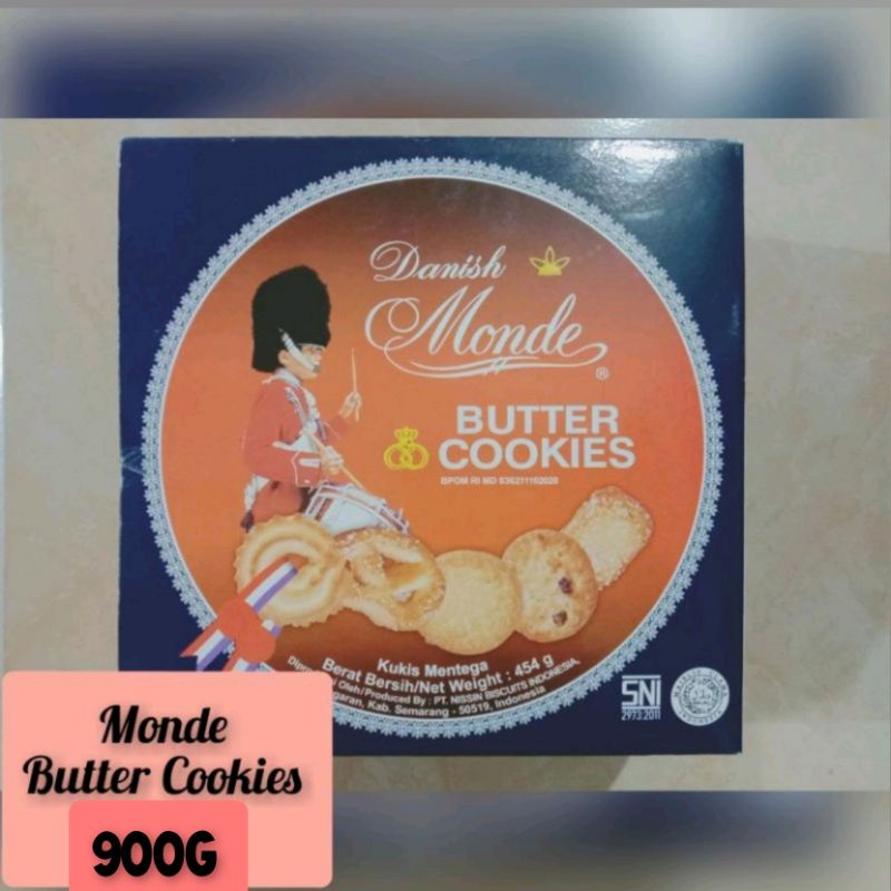 Jual Monde butter cookies 900g 454g / Monde Eggroll/ jajan monde / monde Shopee Indonesia