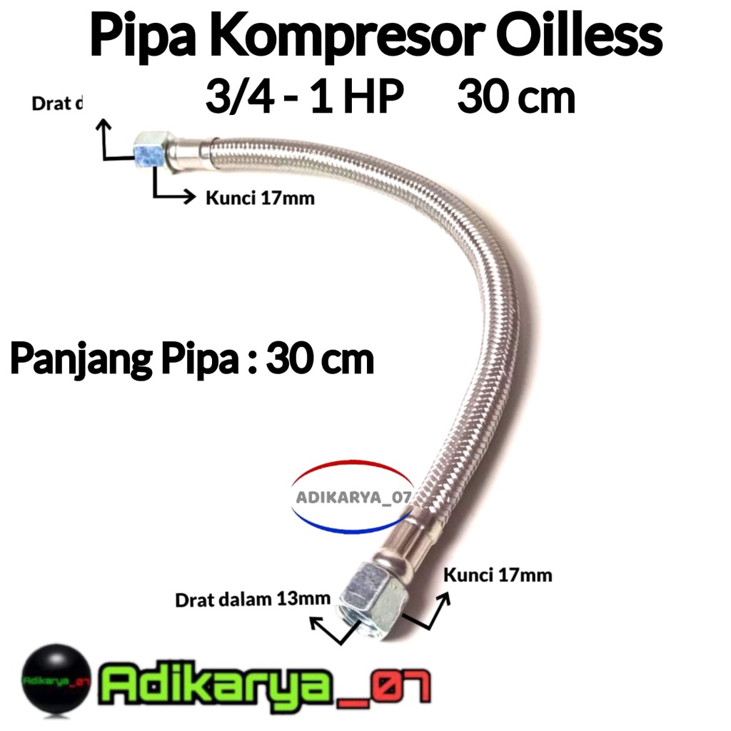 Jual Pipa Angin Kompresor Discharge Pipe A Portable Oilles Hp Selang