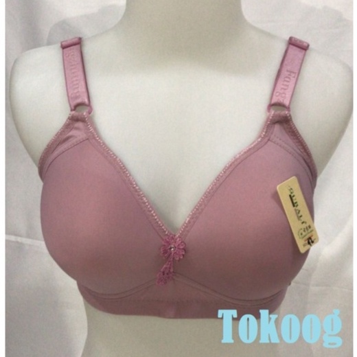 BH A5 / BH MODEL LINGCAO JUMBO JUPE CUP BESAR KAIT 3 ORIGINAL BRA BUSA  TANPA KAWAT A 5 KAIT 2 size 34 36 38 40 42 44 46 fengyuer