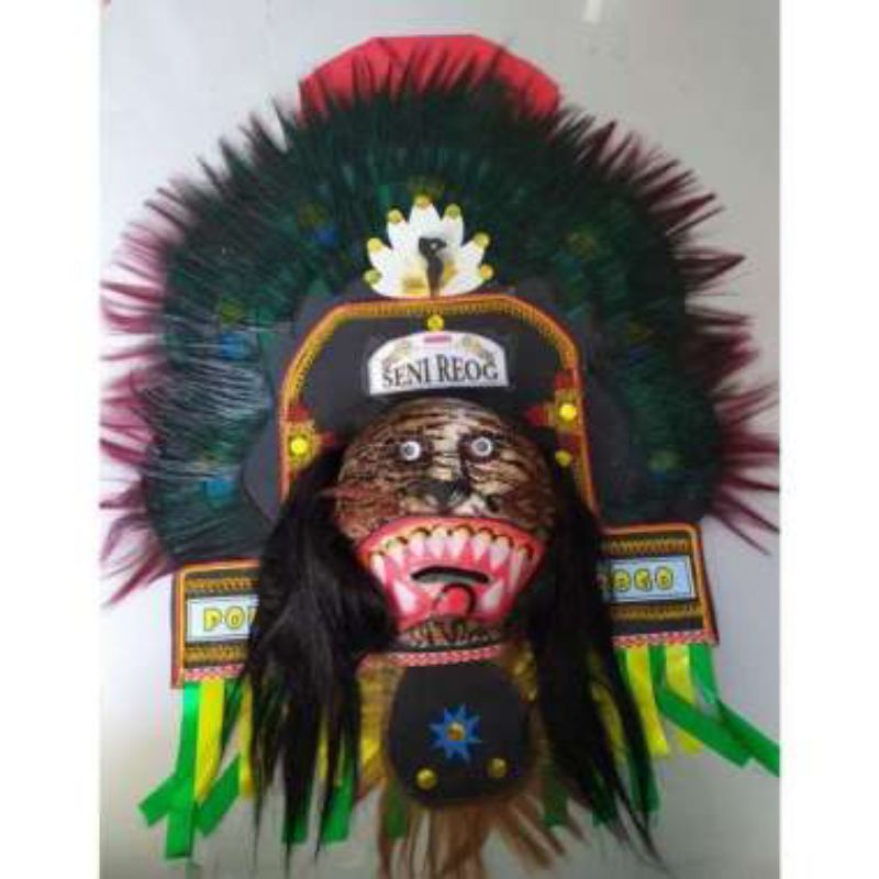 Jual Topeng Mainan Reog Ponorogo Spon Murah Shopee Indonesia